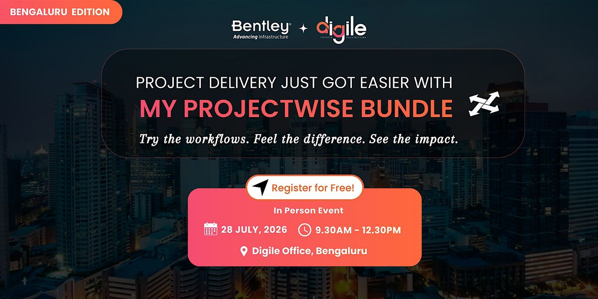 Hands-On My ProjectWise Bundle Workshop - Bangalore