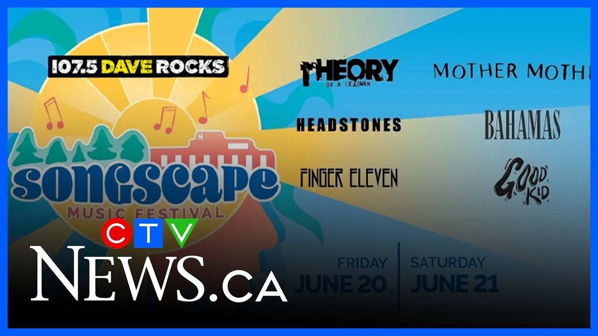 Songscape Music Festival: Theory of A Deadman  Headstones  Mother Mother  & Finger Eleven- Friday, 19 June