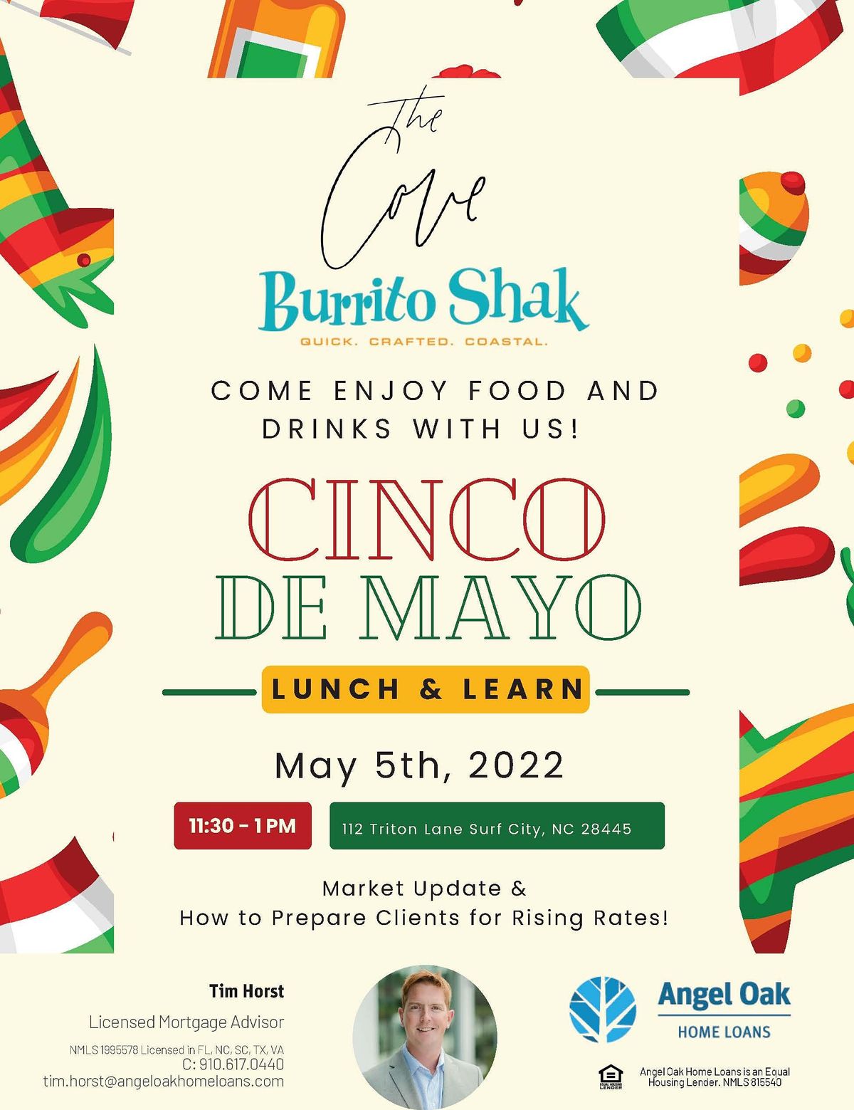 Cinco de Mayo Lunch & Learn, The Cove at Salty Turtle Beer Company