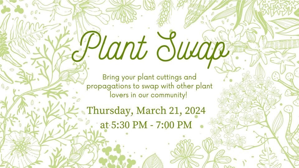 Plant Swap, Catoosa County Library, Ringgold, 21 March 2024 | AllEvents.in