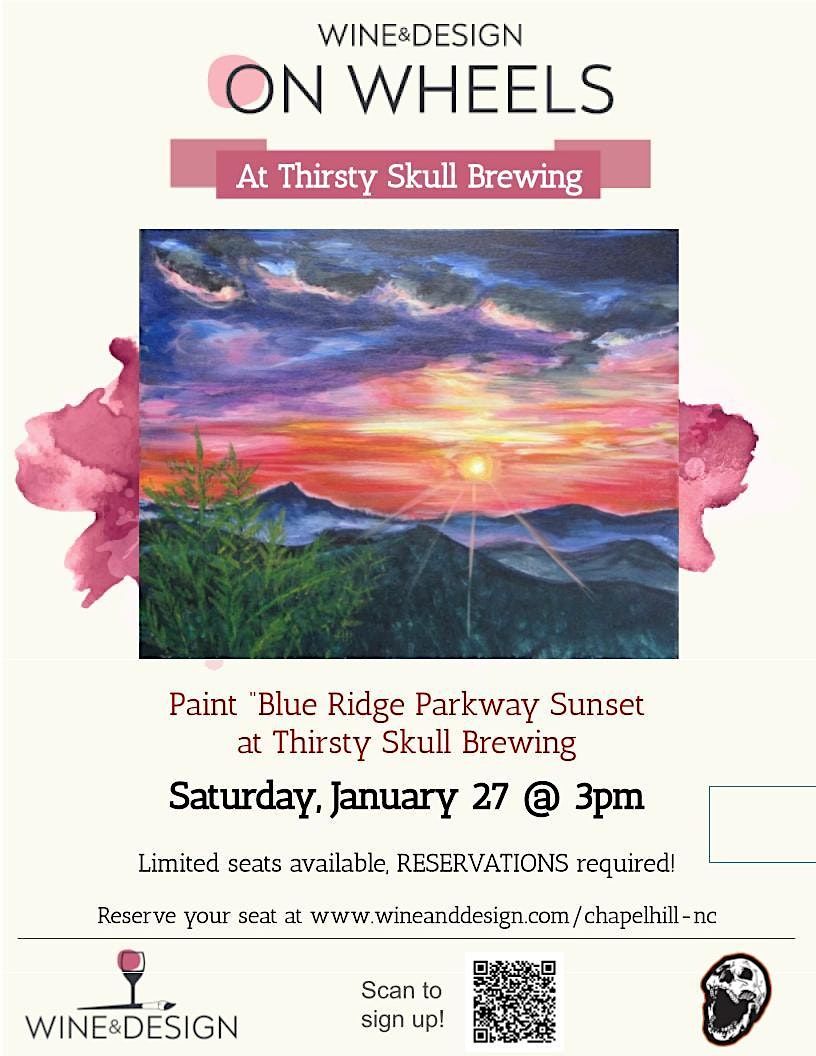 Paint & Sip with Wine&Design Chapel Hill, Thirsty Skull Brewing