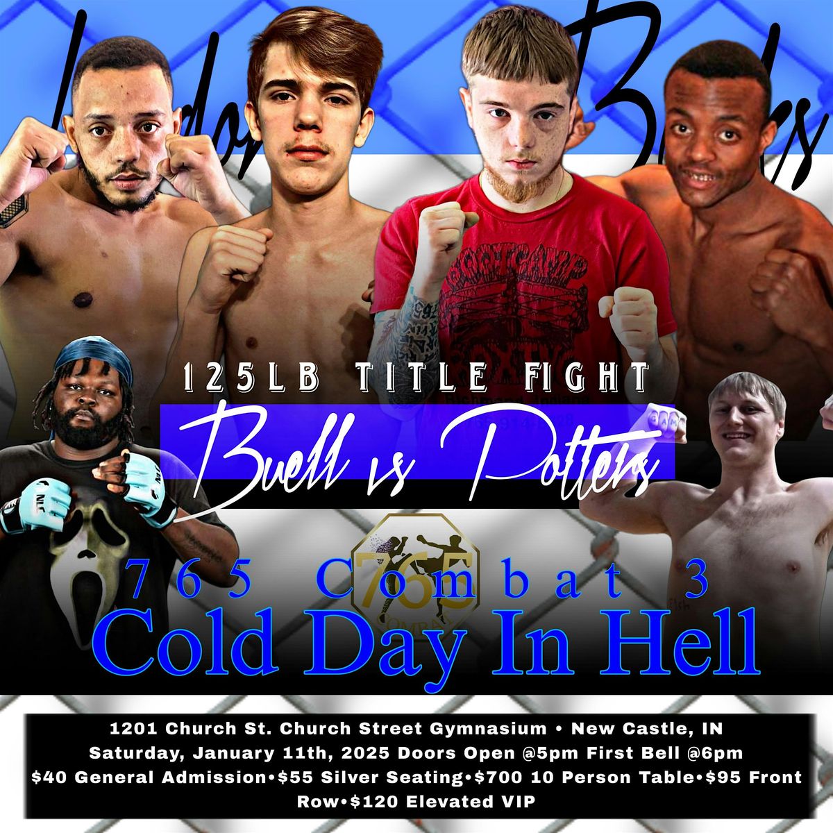 765 Combat 3: Cold Day In Hell, 1201 Church St, New Castle, 11 January ...