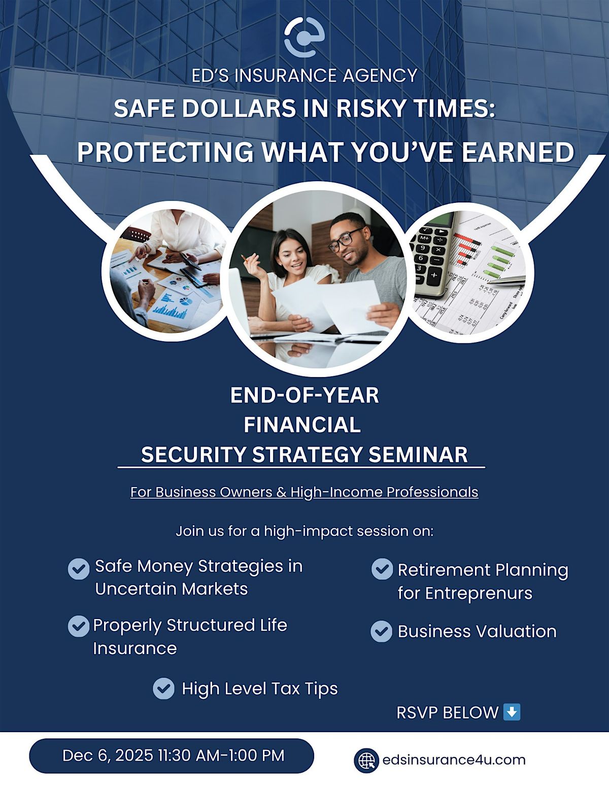 Safe Money & Smart Business Strategies: End-of-Year Seminar, 6 December | Event in Boca Raton | AllEvents