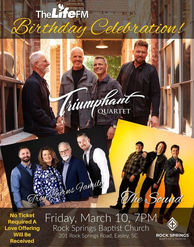The LifeFM Annual Birthday Concert, Rock Springs Baptist Church, Easley