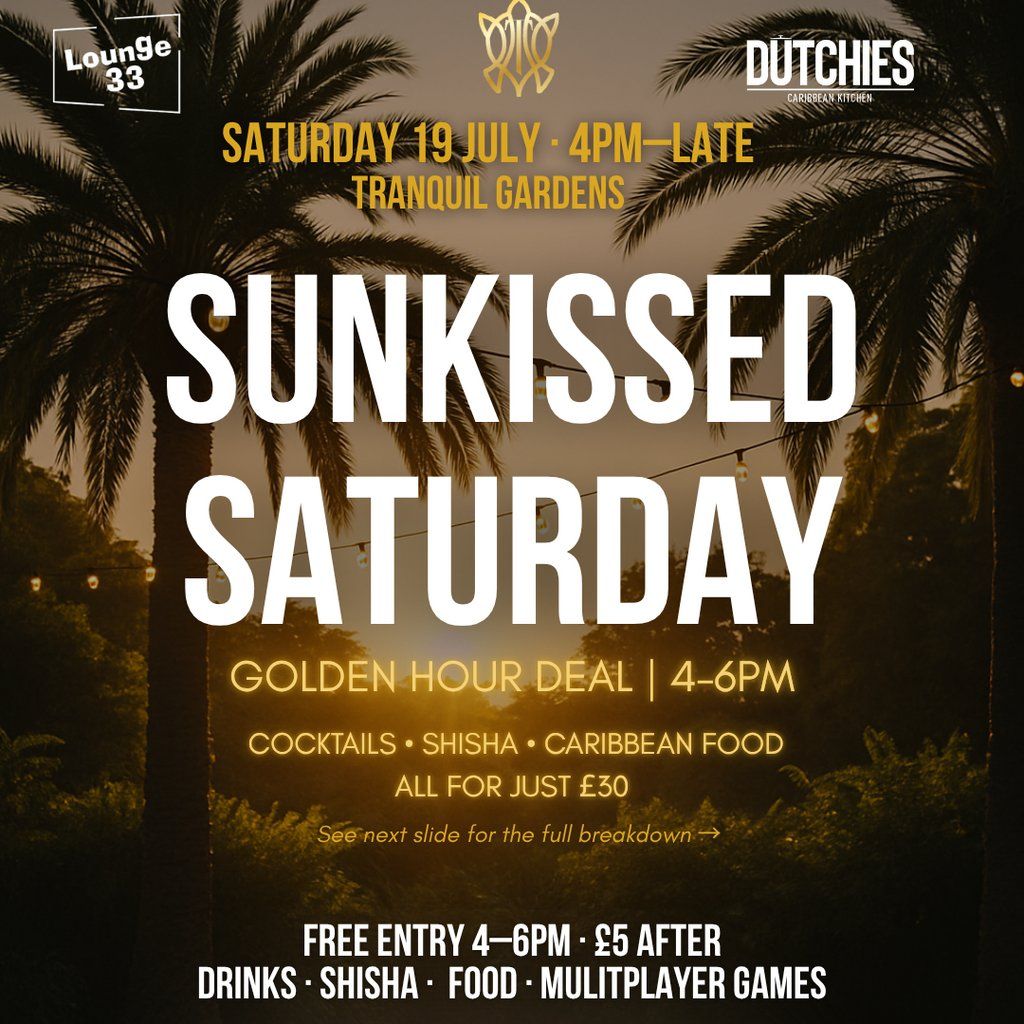 Sunkissed Saturday - Tranquil Turtle, 19 July | Event in Stevenage | AllEvents