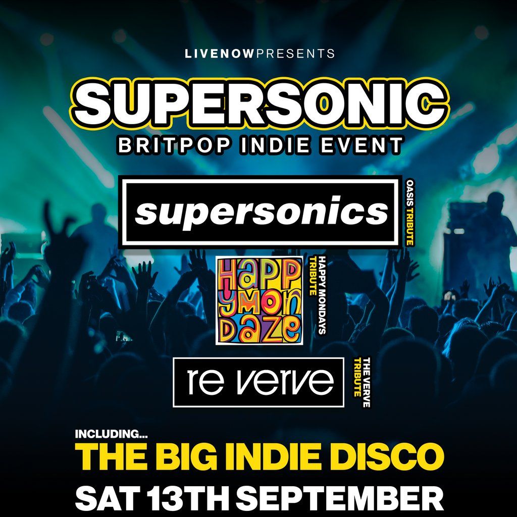 Supersonic - A Britpop Celebration, 13 September | Event in Torquay | AllEvents
