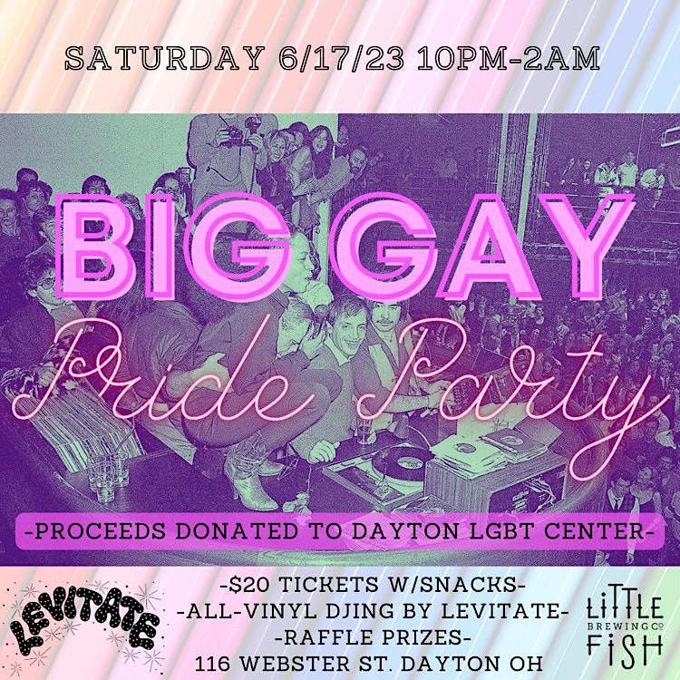 Big Gay Pride Party Dayton, 116 Webster St, Dayton, June 17 to June