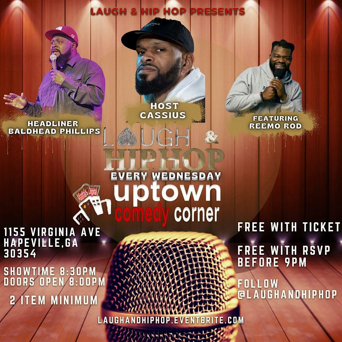 WIND DOWN WEDNESDAY COMEDY @ UPTOWN COMEDY CORNER | Event in Hapeville | AllEvents