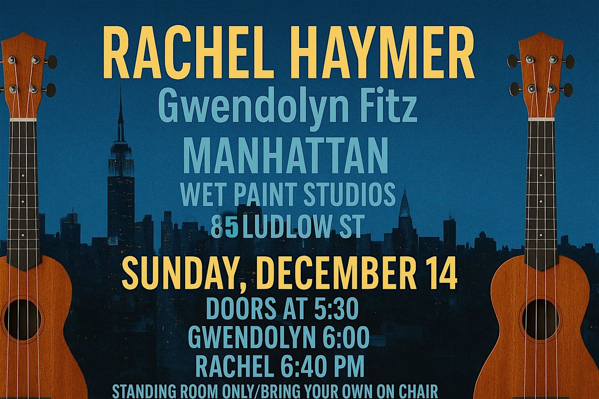 Live Ukulele music at Wet Paint Studios, 14 December | Event in New York | AllEvents