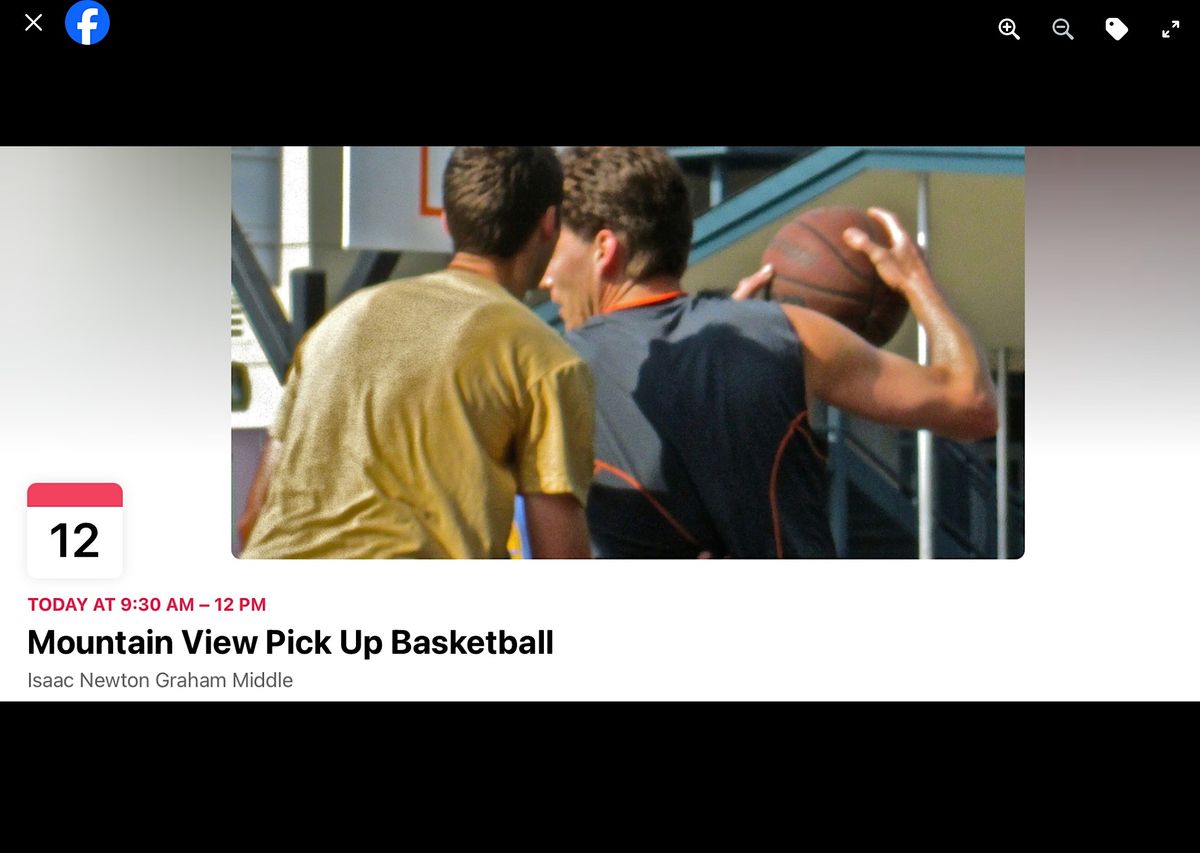 Silicon Valley Pick Up Basketball | Event in Mountain View | AllEvents