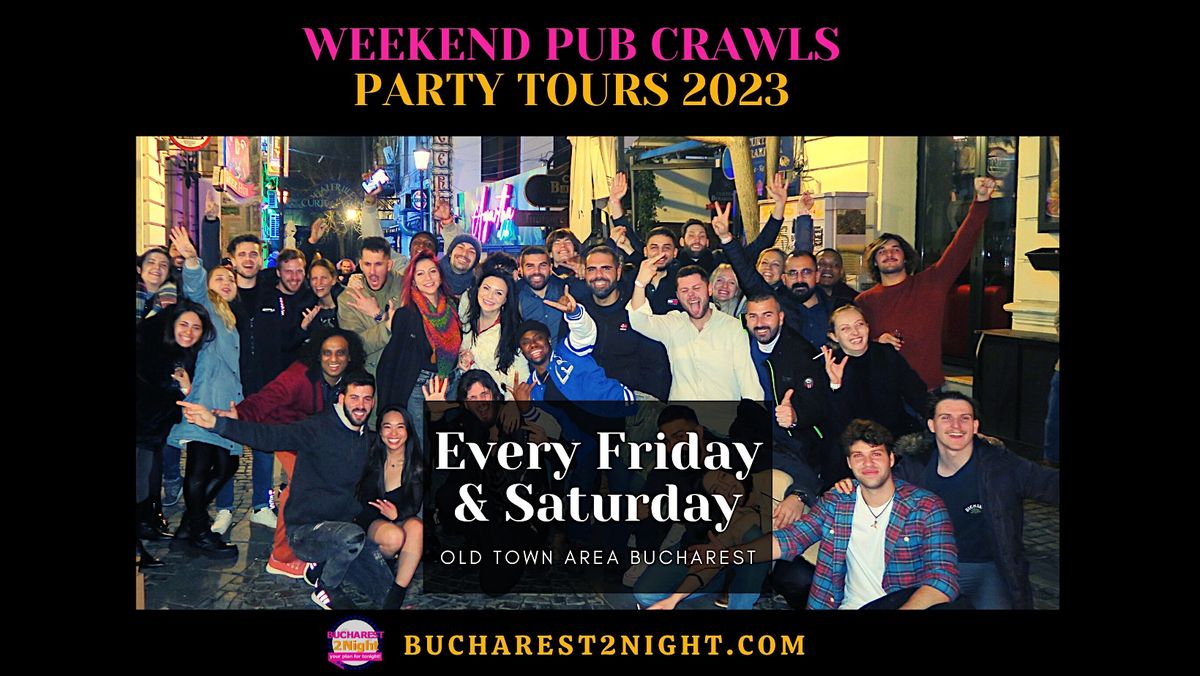 Weekend Pub Crawls in Bucharest - Party Tours, 24 March | Event in București | AllEvents.in