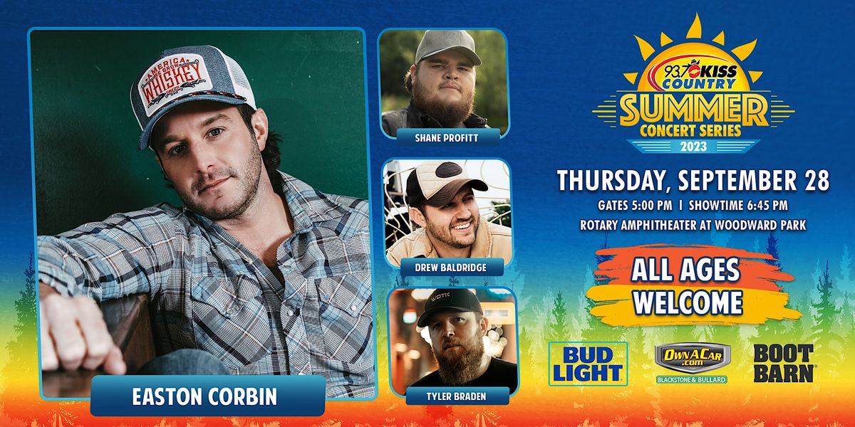 KISS Country Summer Concert Series Show 5 featuring Easton Corbin