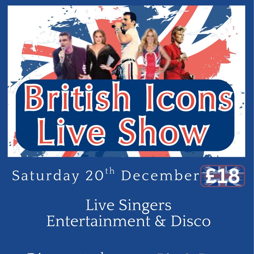 British Icons Live Show, 20 December | Event in Bury | AllEvents