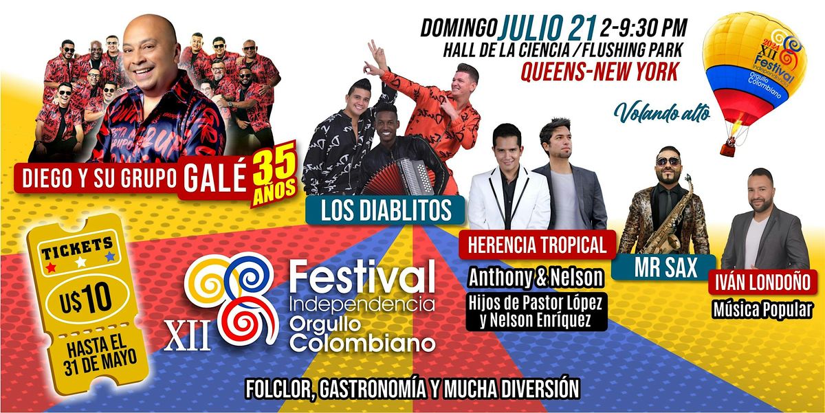 Festival Independencia Orgullo Colombiano, FIOC NY 2024, Flushing