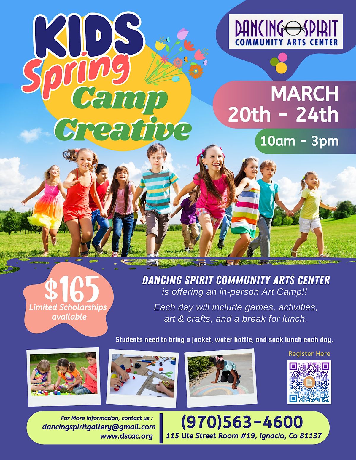 Spring Camp Camp Creative (Spring Break) Kids Art Camp, Dancing Spirit Community ...