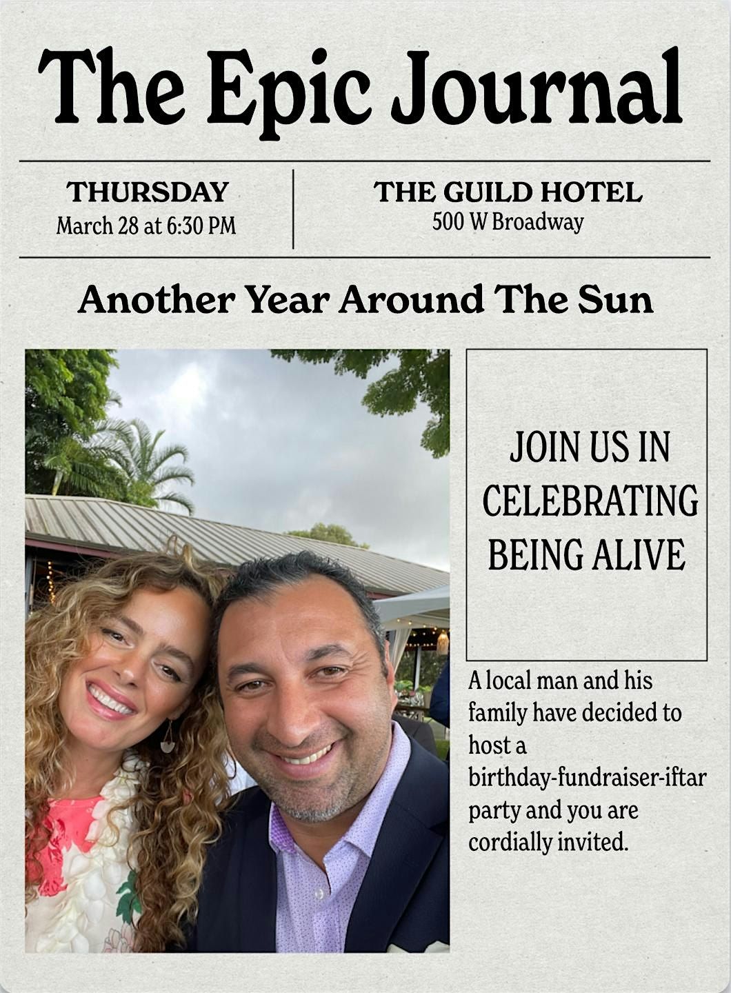 BirthdayFundraiserIftar, The Guild Hotel, San Diego, a Tribute Portfolio Hotel, 28 March 2024