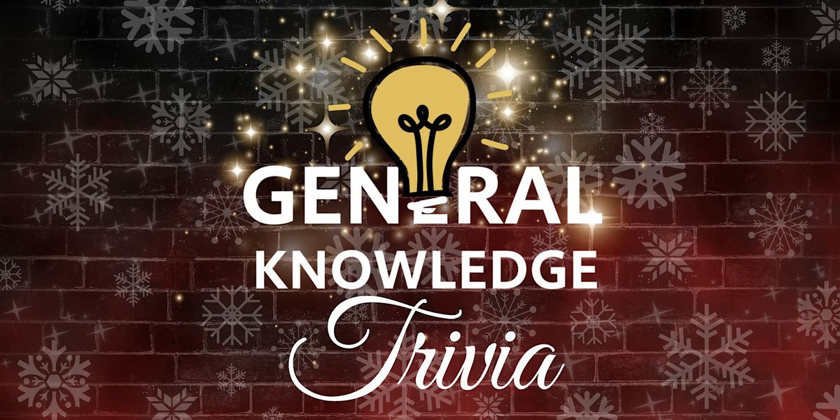 General Knowledge Trivia- End of Year Holiday Party, 17 December | Event in Hoboken | AllEvents