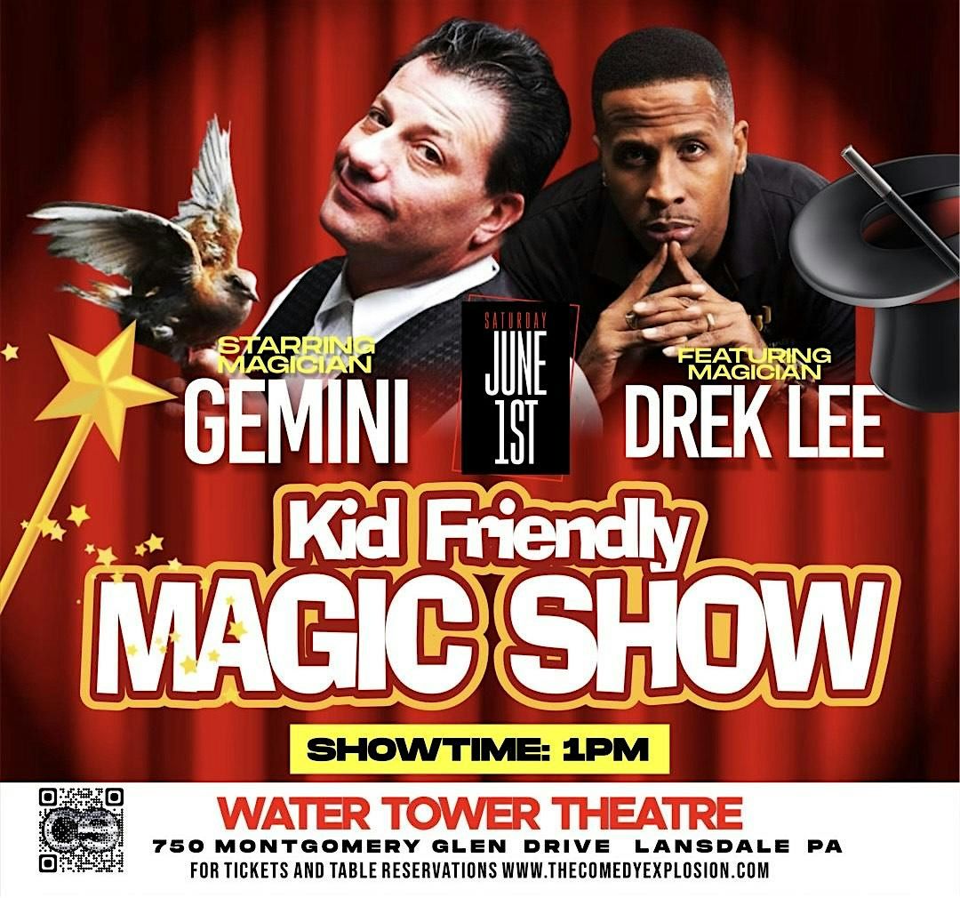 The Family Friendly Magic Show, Water Tower Cinema, Lansdale, 1 June ...
