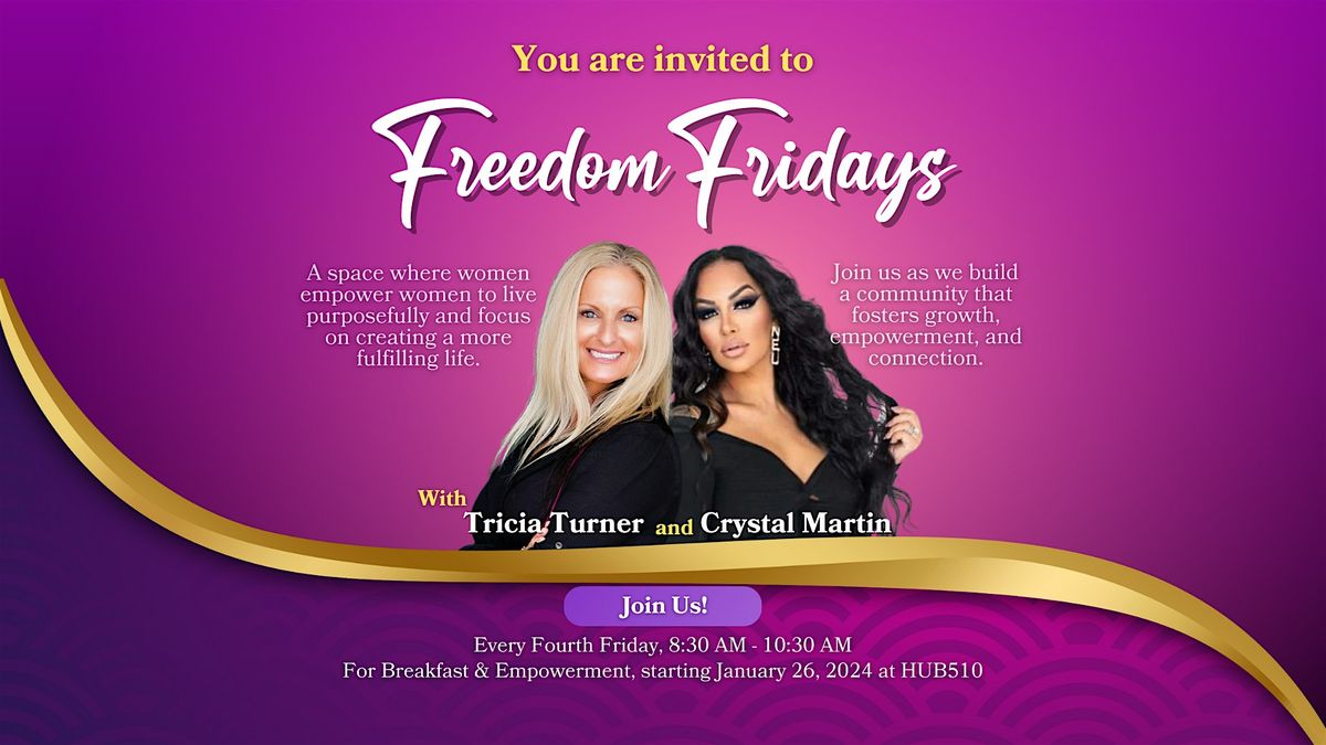 Freedom Fridays, HUB510, Richmond, January 26 2024 AllEvents.in