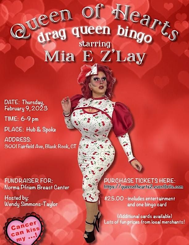 Queen of Hearts Drag Queen Bingo!, Hub and Spoke, Bridgeport, 9