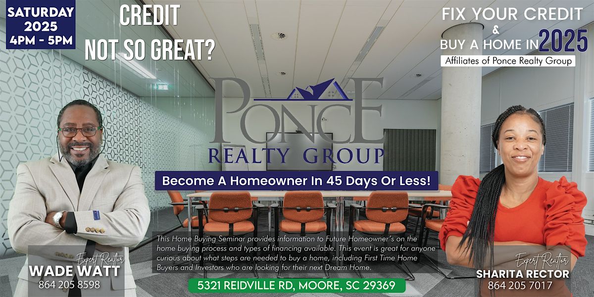 FIX YOUR CREDIT & BUY A HOME IN 2025 | Event in Moore | AllEvents