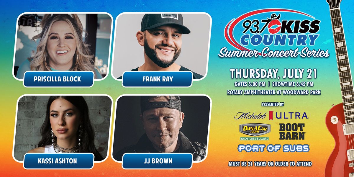 93.7 KISS Country Summer Concert Series featuring Priscilla Block