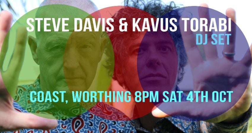 Steve Davis & Kavus Torabi DJ Set, 4 October | Event in Worthing | AllEvents
