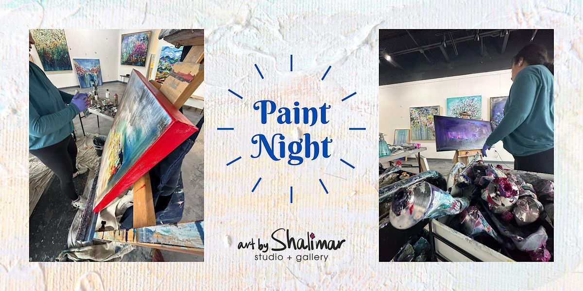 Paint Night Art by Shalimar studio + gallery, Art by Shalimar, Cary