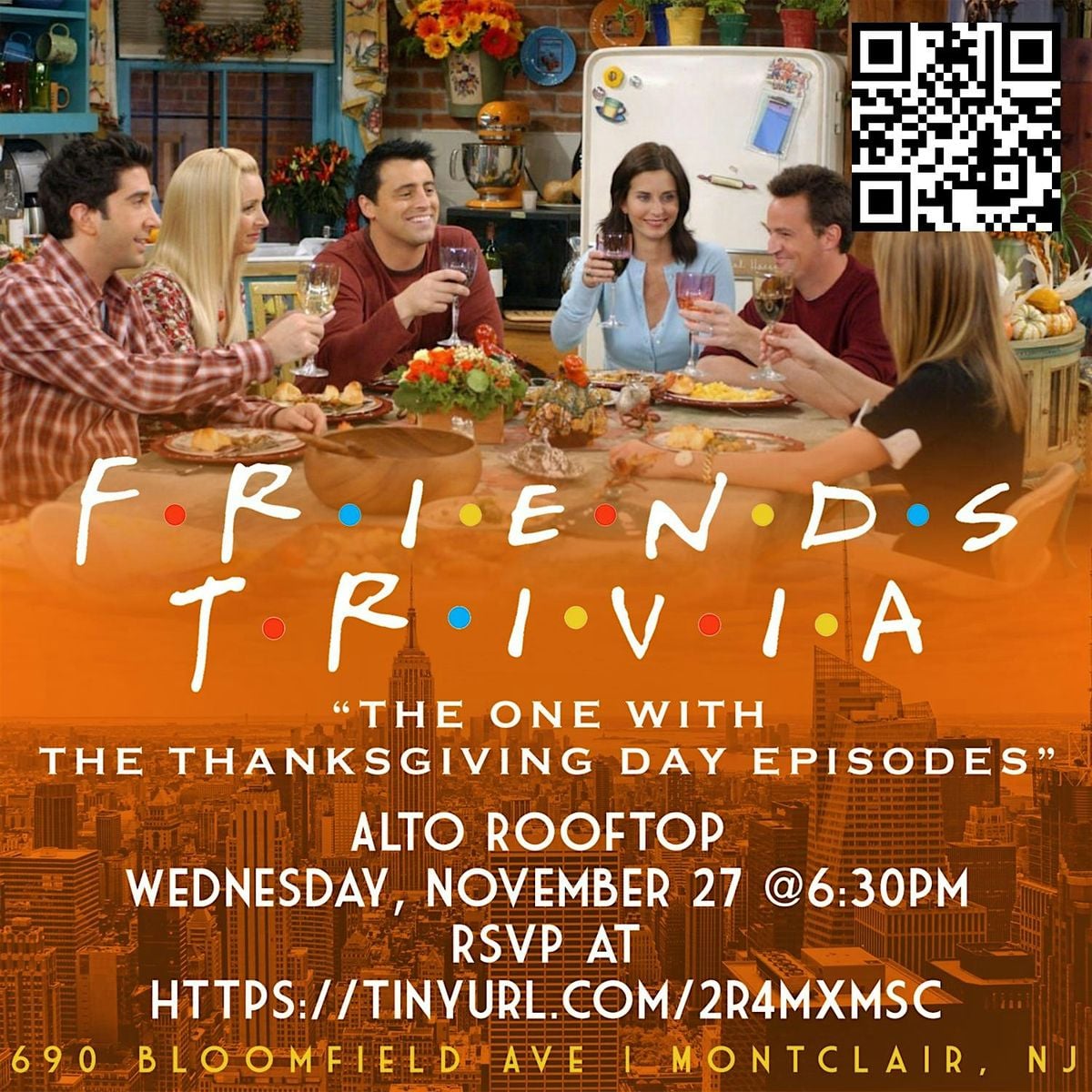 Friends Trivia: The One with the Thanksgiving Episodes, Alto, Montclair ...
