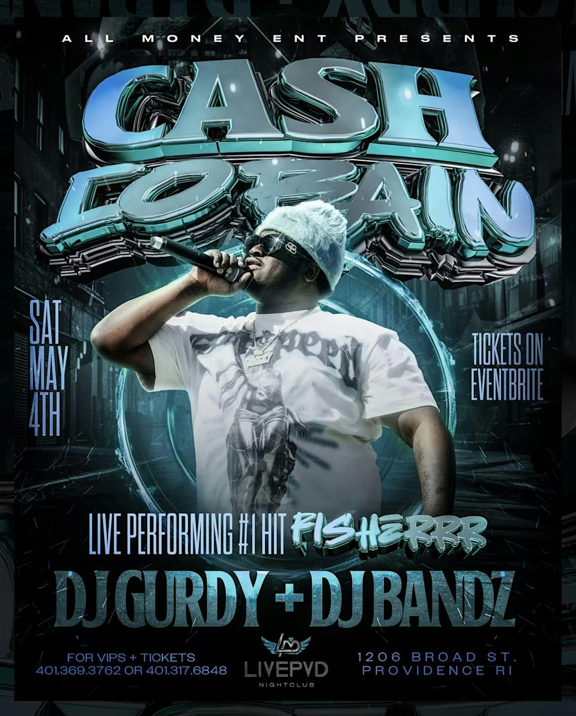 Slizzy Entertainment Cash Cobain performing live Slizzy Party PVD, LIVEPVD NIGHT CLUB ...