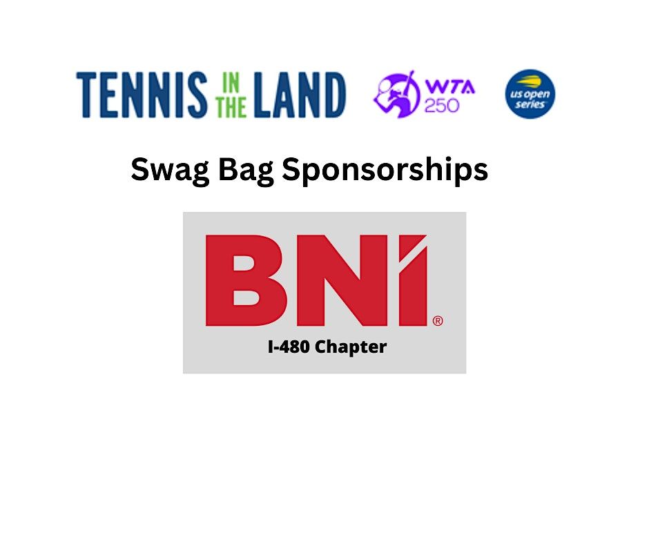 Swag Bag Sponsor Forum Tennis in the land, Windows on the River, Cleveland, 22 August to 27