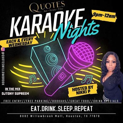Dinner & Karaoke Wednesdays Day After Valentines Edition 