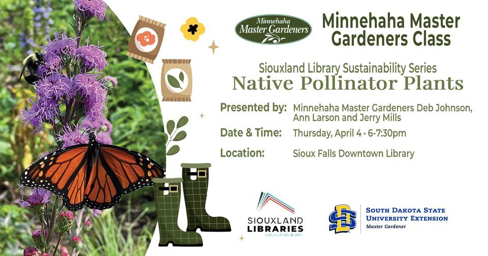Native Pollinator Plants Class, Downtown Library 200 N Dakota Ave ...