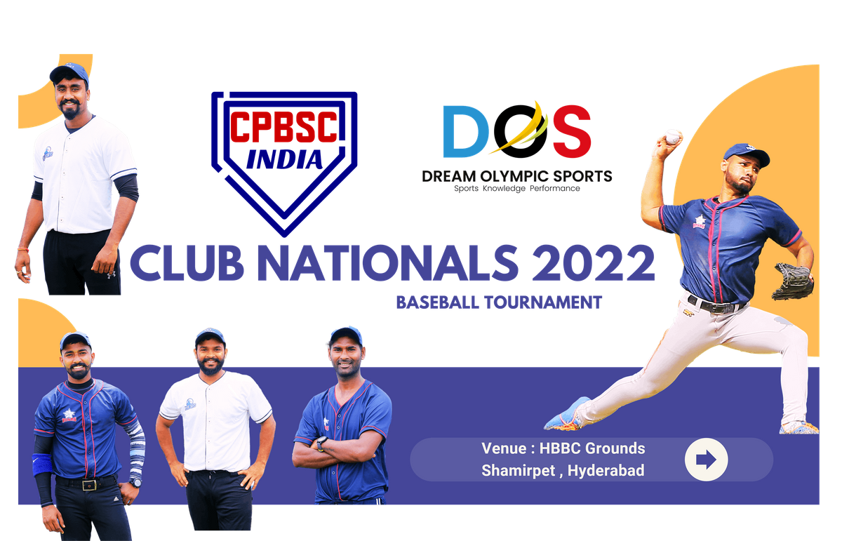 Baseball Club Nationals 2022, English Willow Cricket Grounds, Hyderabad, February 7 to February Baseball Club Nationals 2022, English Willow Cricket Grounds, Hyderabad, February 7 to February
