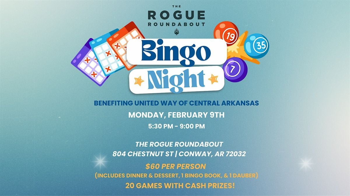 BINGO NIGHT - Benefiting the United Way of Central Arkansas