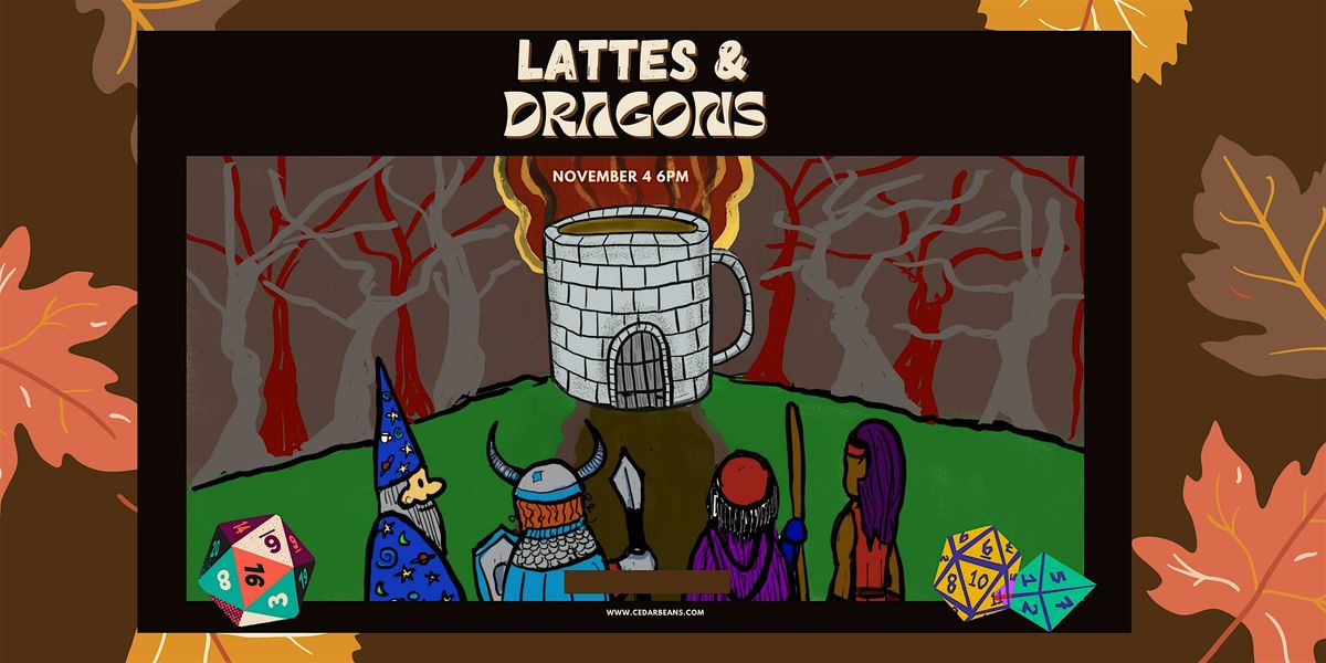 Lattes and Dragons: December, 2 December | Event in Cedar Grove | AllEvents