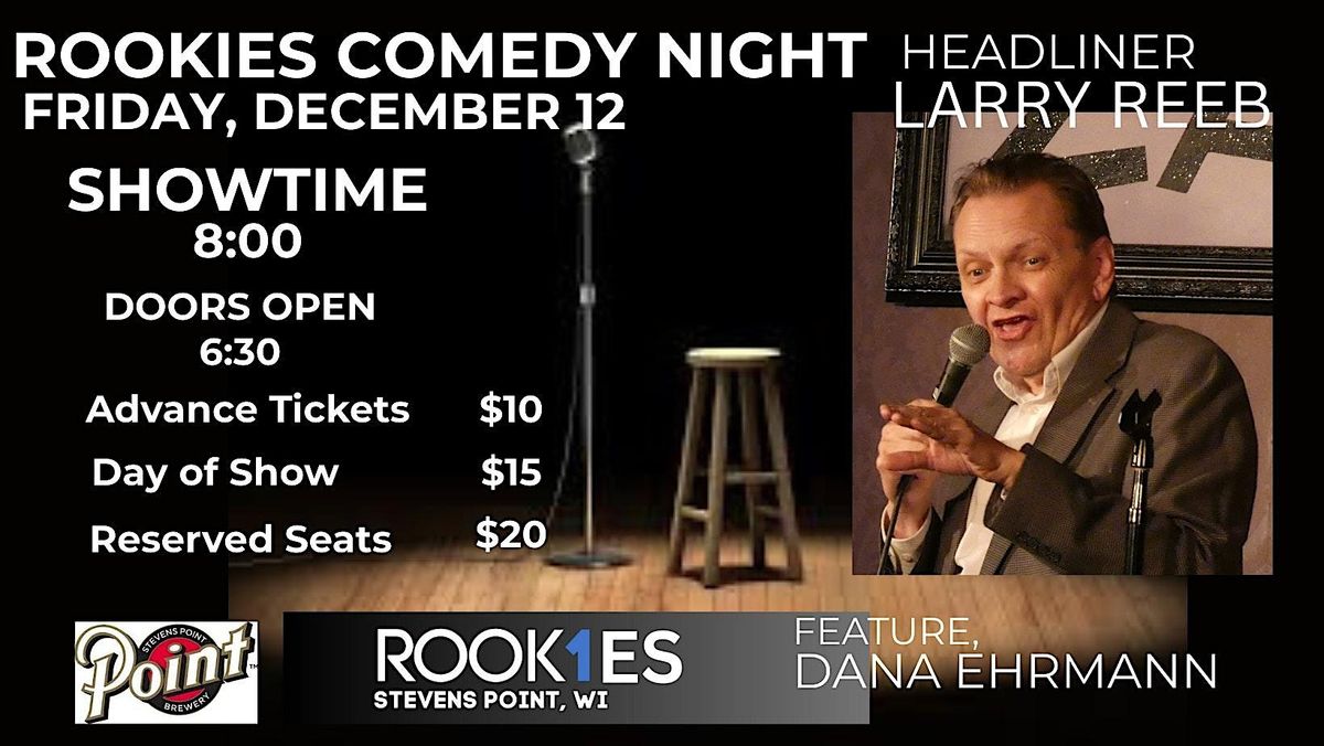 Rookies Comedy Night, 12 December | Event in Stevens Point | AllEvents