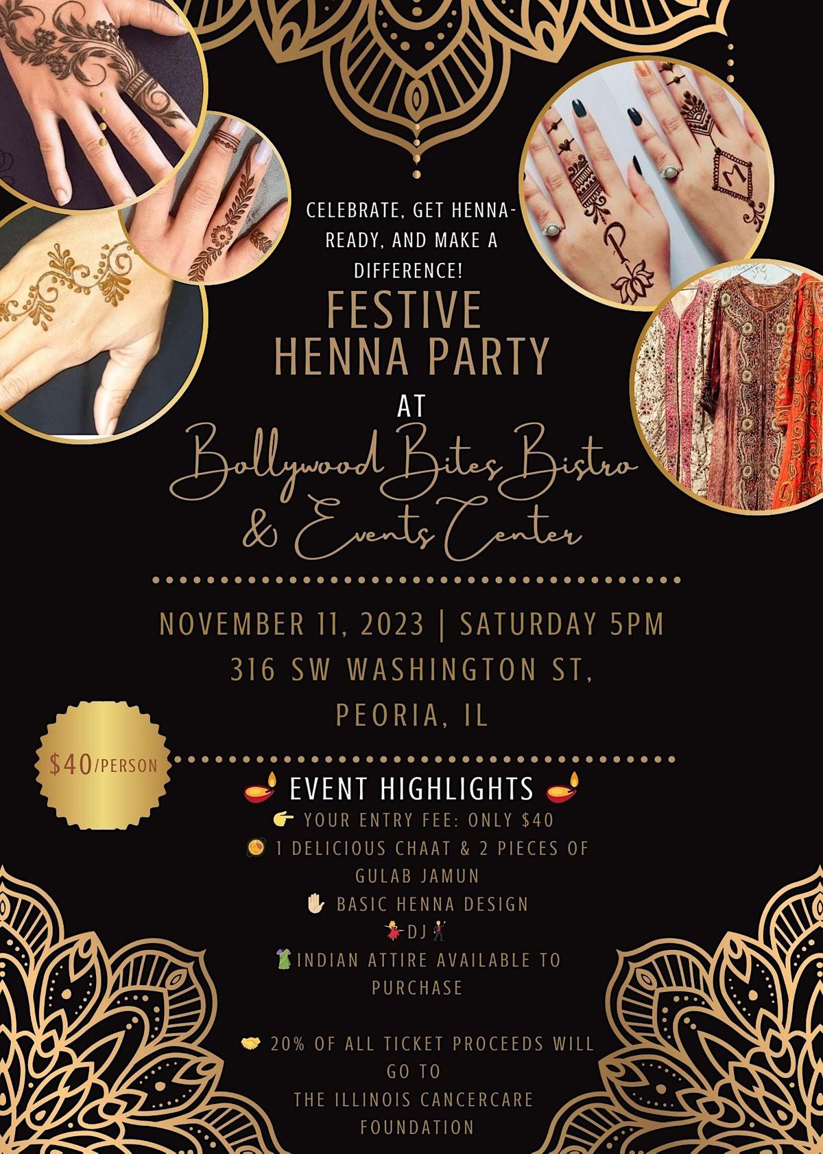 Festive Henna Party, Bollywood Bites Bistro & Events Center, Peoria, 11