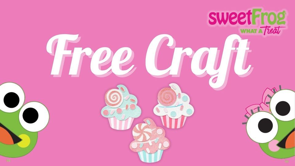 Free Cupcake Craft at sweetFrog Victorville, sweetFrog Premium Frozen