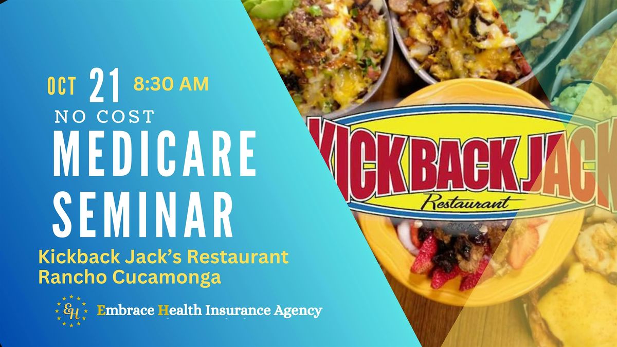 Medicare Enrollment Meeting- 2025 Plan Updates @ Kickback Jacks ...