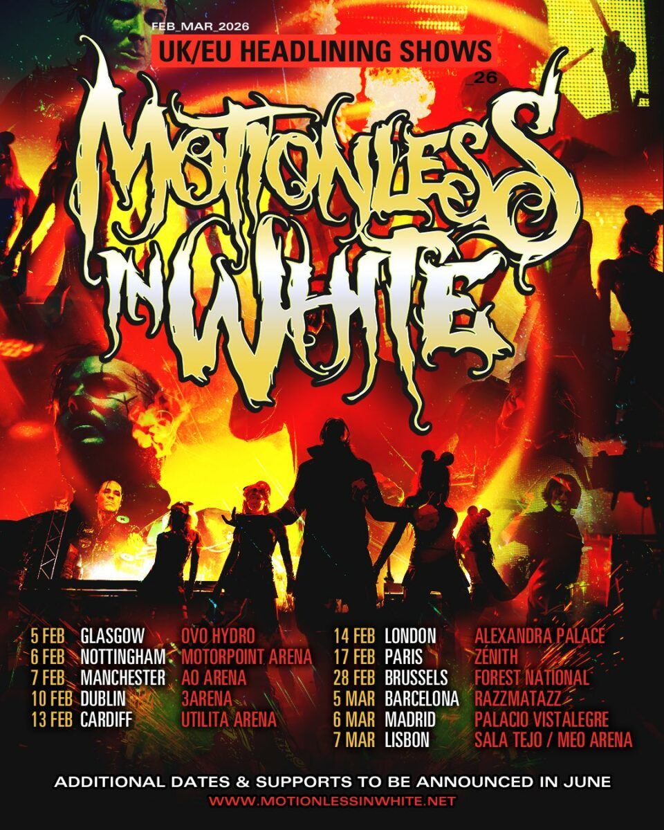 Motionless In White Nottingham Tickets, 6 February | Event in Nottingham | AllEvents