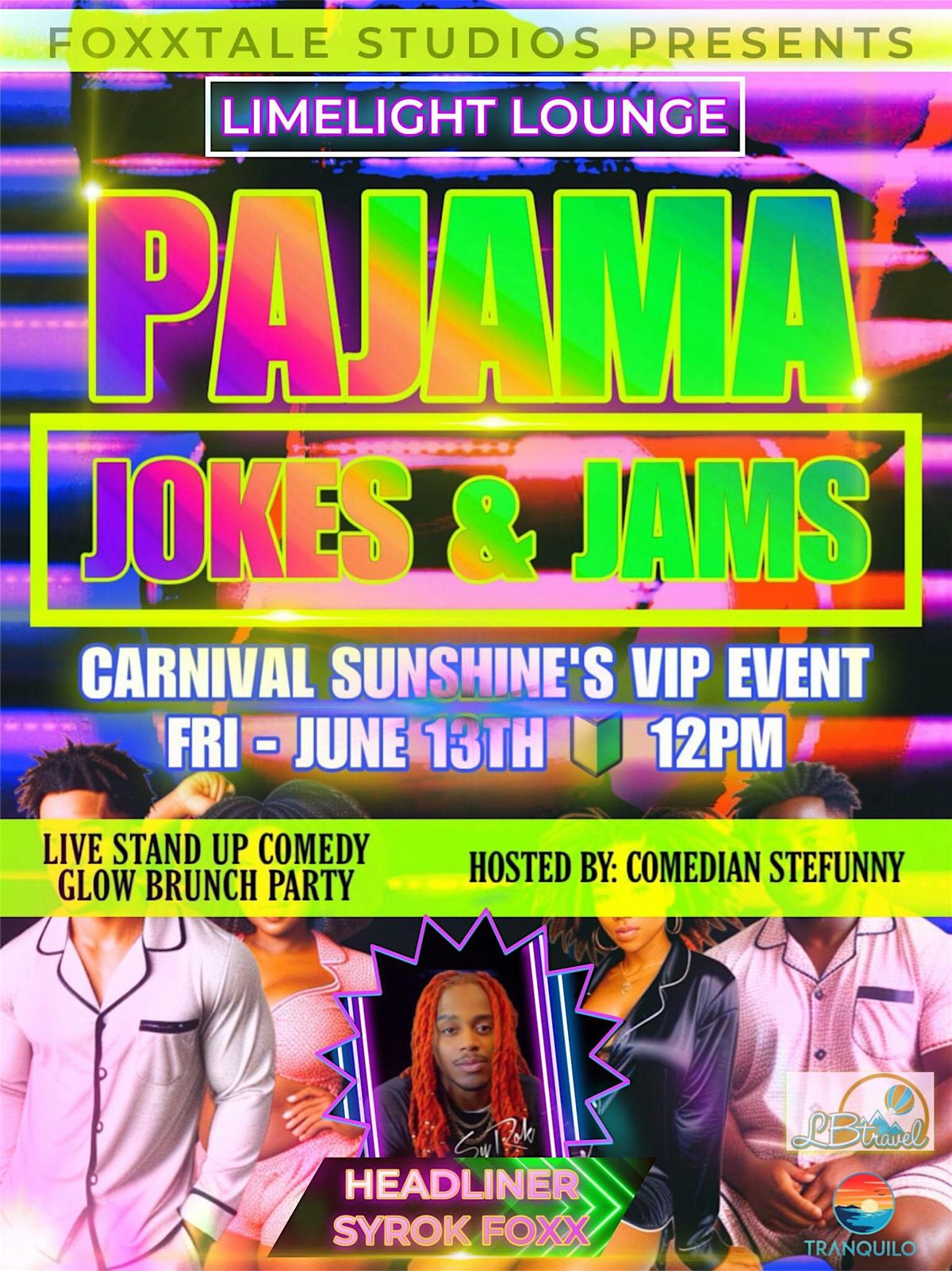 Pajama Jokes & Jams Glow Party, 13 June | Event in Norfolk | AllEvents