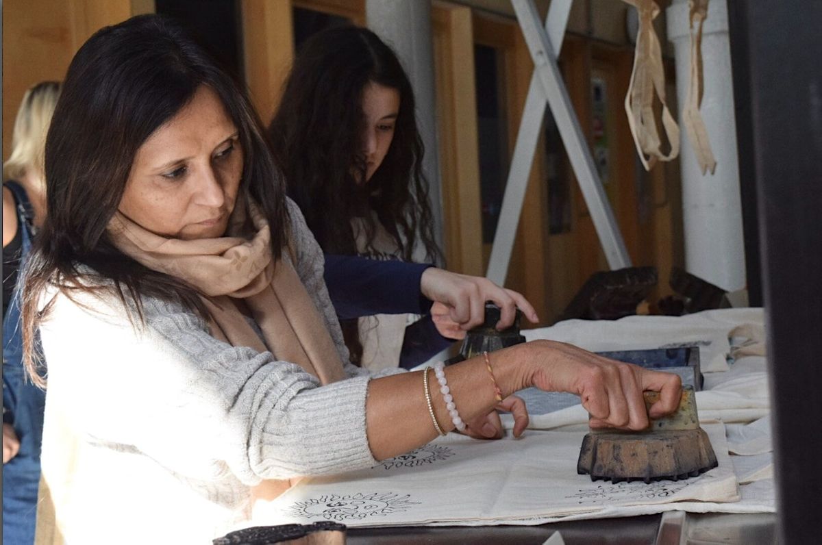 London Craft Week Textile Storytelling Block Printing with Natural Dyes