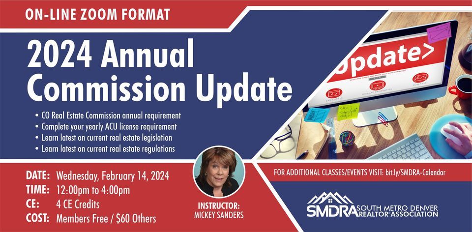 Annual Commission Update - ACU, Online event, Centennial, Colorado, 14 ...