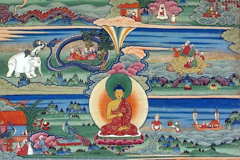 Buddhist Storytelling with Bhante Kassapa at Blue Lotus Temple, Blue