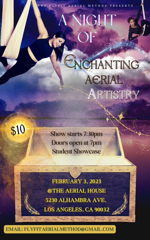 A Night of Enchanting Aerial Artistry Student Showcase The FlyFit
