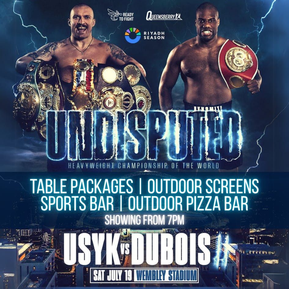 UNDISPUTED: USYK V DUBOIS 2 | Event in Bracknell | AllEvents