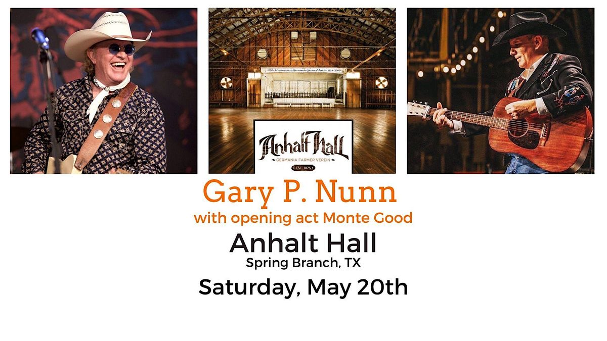 Gary P Nunn Reserve Tables, Anhalt Dance Hall, Spring Branch, May 20