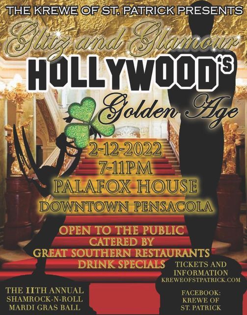 Pensacola Restaurants Open Christmas Day 2022 Krewe Of St. Patrick 2022 Mardi Gras Ball - Glitz And Glamour: Hollywoods  Golden Age, The Palafox House - Pensacola, Fl, February 12 2022 | Allevents. In