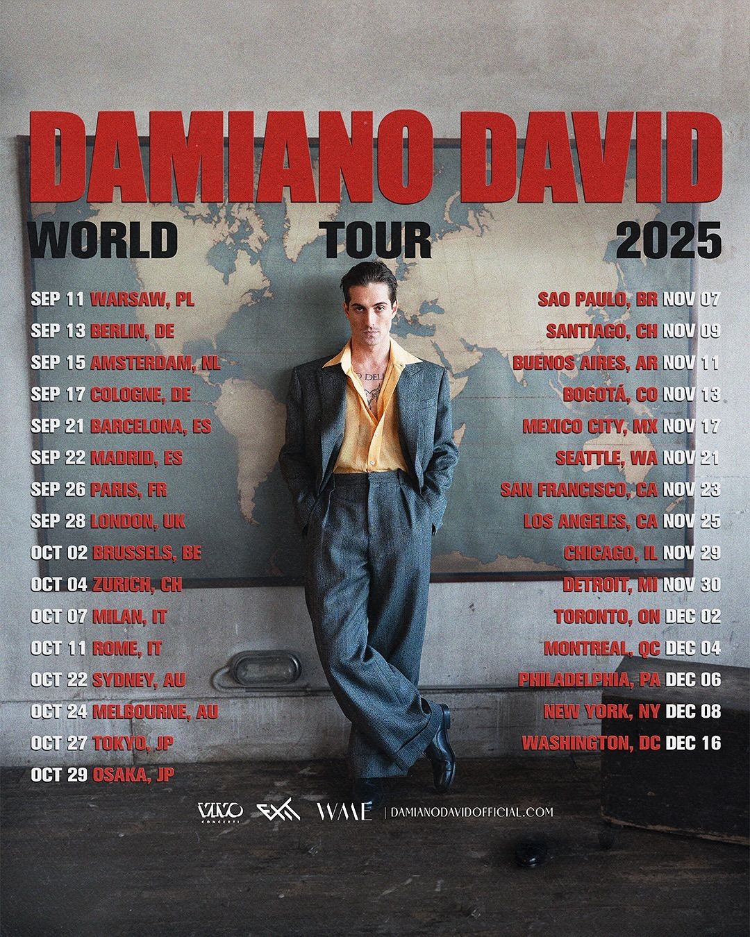 Damiano David London | Event in London | AllEvents